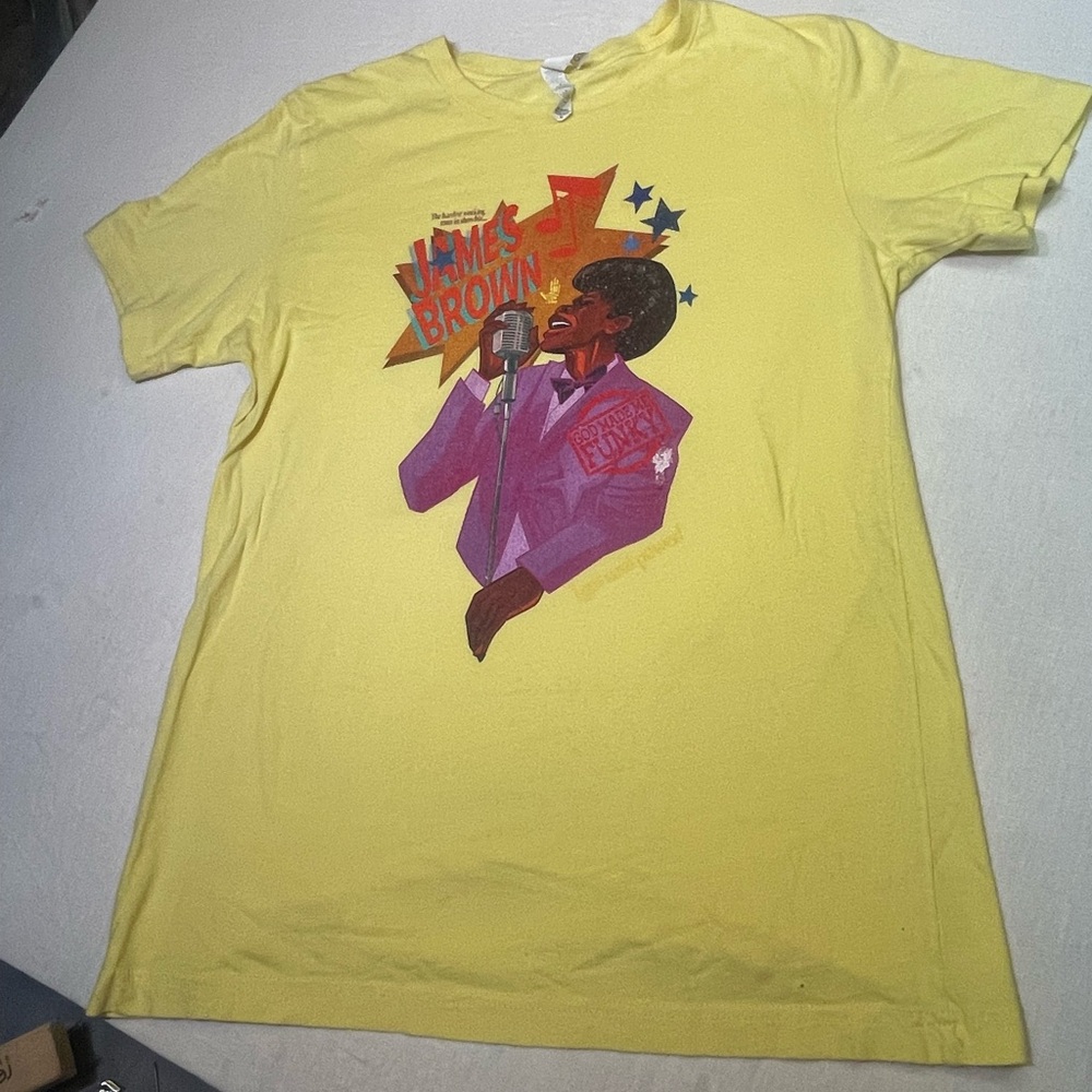 James Brown Graphic Yellow T-Shirt
